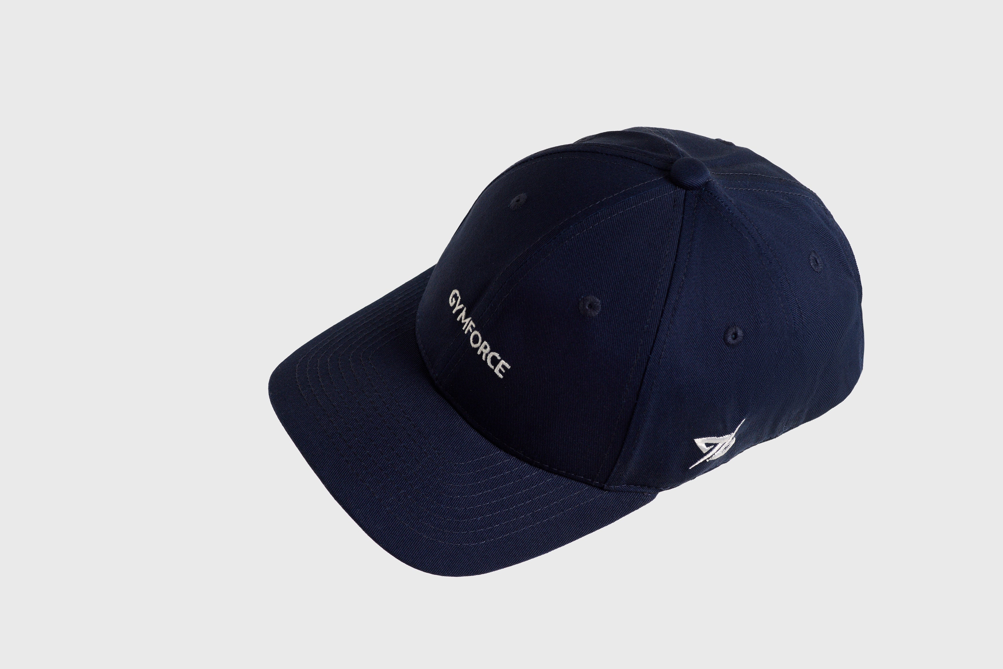 EMBROIDERED LOGO CAP - NAVY/WHITE
